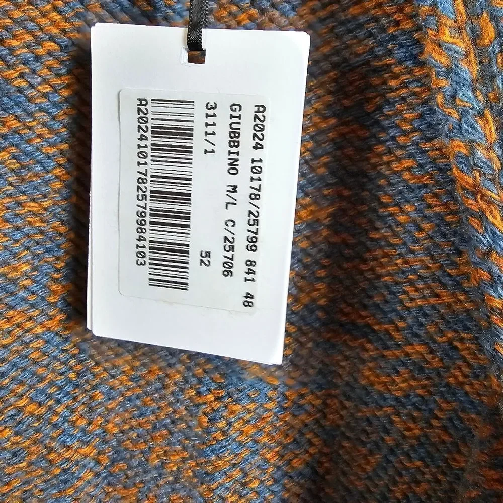 NWT Gran Sasso Giubbino Cardigan Jacket - Size 44 - Picture 15 of 15
